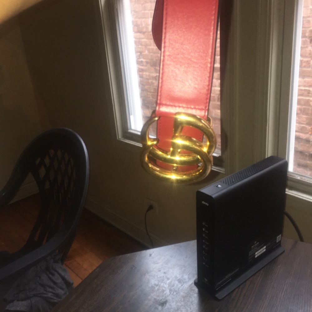 Gucci belt red big buckle - Picture 2 of 5